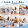 Vipbear Kids Sofa,10pcs Modular Kids Play Couch,Convertible Foam and Floor Cushion for Boys and Girls,Glow in The Dark - 4 of 4