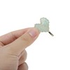 Unique Bargains Women's Heart Shape Ponytail Buckle Hair Clip 1 Pc - 4 of 4