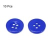 Unique Bargains Resin Snap Fastener Round Flat 4-Hole Sewing Buttons 10 Pcs - 3 of 4