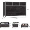 10 Drawers Fabric Dresser for Bedroom with Storage, TV Stand with Waterproof Wood Top - 3 of 4