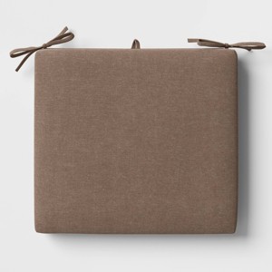 18"x20" Woven Outdoor Chair Seat Cushion - Threshold™ - 1 of 4