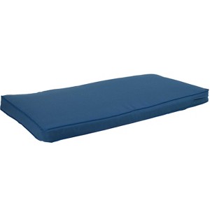 Sunnydaze Indoor/Outdoor Weather-Resistant Olefin Replacement Bench or Patio Swing Seat Cushion - 41" x 18" - 1 of 4