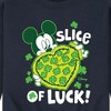 Men's - Disney - Slice Of Luck Graphic Fleece Sweatshirt - 2 of 4