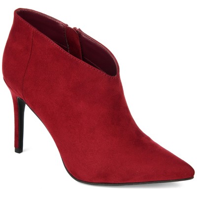 Journee Collection Womens Demmi Inside Zip Stiletto Booties