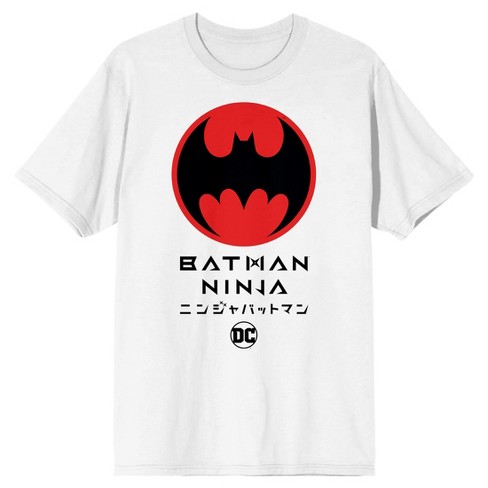 Batman Ninja Logo Men's White T-shirt : Target