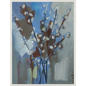 Amanti Art 23"x30" Winter Willow I by Erin Mcgee Ferrell Framed Canvas Wall Art - 1 of 4