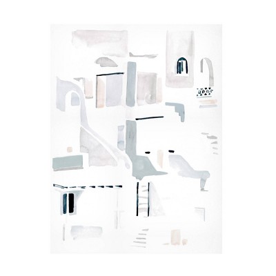 18" x 24" Jennifer Paxton Parker 'Ascending Neutrals I' Unframed Wall Canvas - Trademark Fine Art