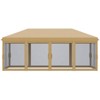 VisioGear 10'*20' Pop Up Canopy Tent with Netting, Heavy Duty Instant Sun Shelter with Carry Bag for Patio, Beige, 230.25"*116.25"*106.25" - 4 of 4