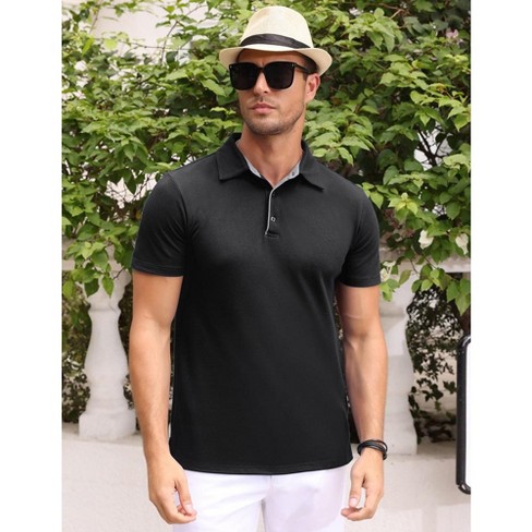 Polo Shirts for Men Short Sleeve Casual Business Sports Tennis Golf Shirts - image 1 of 4