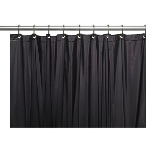 Carnation Home Fashions 3-Gauge Vinyl Shower Curtain Liner with Metal Grommets 