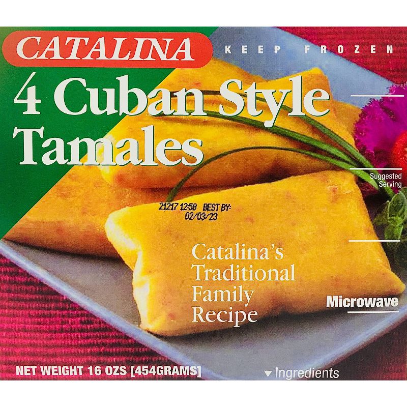 Catalina Frozen Cuban Style Tamales - 16oz/ 4ct, 1 of 4