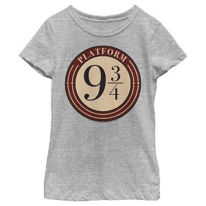 Girl's Harry Potter Platform 9 3/4 Logo T-Shirt - 1 of 4