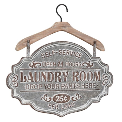 vintage laundry room signs