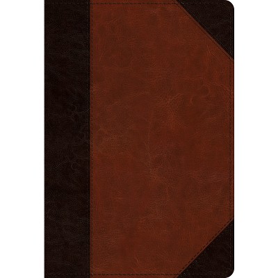 ESV Student Study Bible (Trutone, Brown/Cordovan, Portfolio Design) - (Leather Bound)