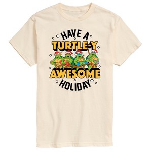 Men's - Teenage Mutant Ninja Turtles - Turtley Awesome Group Short Sleeve Graphic T-Shirt - 1 of 4