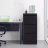 3/4 Drawer File Cabinet with Lock, Metal Storage Cabinet for A4/Letter/Legal Size Documents | Fully Assembled Steel File Cabinet - 4 of 4