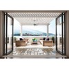 Hunter Searow 54" Matte Silver Lighted Ceiling Fan with Integrated LED and Wall Control for Outdoor Spaces - 2 of 4