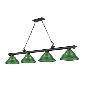 Z-Lite Cordon 4 - Light Chandelier in  Matte Black - 1 of 2