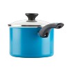 Go Healthy! by Farberware Nonstick Cookware Pots and Pans Set with QuiltSmart Technology, 14-Piece, Aqua - 4 of 4
