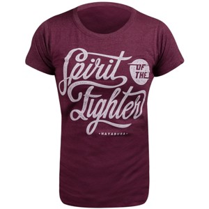 Hayabusa Women's Classic Spirit of the Fighter T-Shirt - Large - Purple - 1 of 2