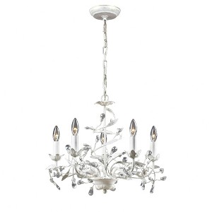 Elk Home Circeo 5 - Light Chandelier in  Antique White - 1 of 4