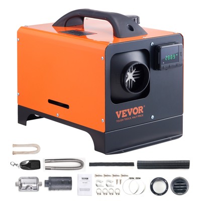VEVOR Diesel Air Heater All-in-one 12V 8KW LCD for Car RV, Orange