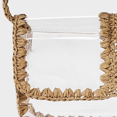 Сумки A New Day Shoulder Bag with Straw Detail - A New Day™ Clear — фото 5