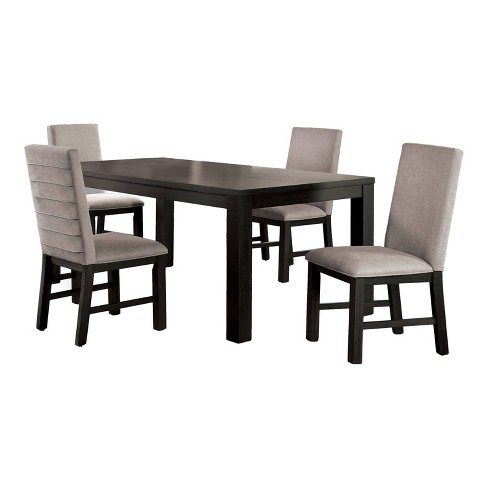 Homes: Inside + Out 5pc Brightpeak Transitional Dining Table Set ...