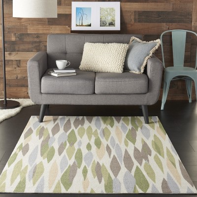 Violet Traditional Medium Rectangular Synthetic Rug