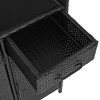 AZL1 Life Concept Utility Storage Bins Outdoor and Indoor Storage Cabinet with Adjustable Shelves, 3 Doors, 1 Drawer, Black, 47.5"*15.8"*39.5" - 4 of 4