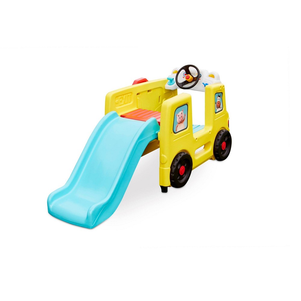 Little Baby Bum Wheels on the Bus Official Climber and Slide with Interactive Musical Dashboard by Little Tikes
