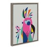 18" x 24" Sylvie Galah Framed Canvas Wall Art by Rachel Lee - Kate and Laurel - image 2 of 4