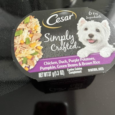 Simply cesar dog food sale