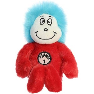 Aurora Dr. Seuss Thing 1 Plush Toy - 7" - Featuring Red, White, Blue Colors - 1 of 4