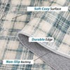 Nasitip Washable Rug-Modern Plaid Area Rug Non Slip Soft Rugs-Low Pile Foldable Floor Cover Accent Carpet - 4 of 4