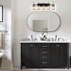 LLHZSY Modern Bathroom Vanity Wall Light Cylinder Bathroom Crystal Wall Sconces - Gold/Black-1/2/3/4/5 light - 4 of 4