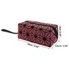 Unique Bargains Women's Portable Geometric Makeup Bag 1 Pc - 2 of 3