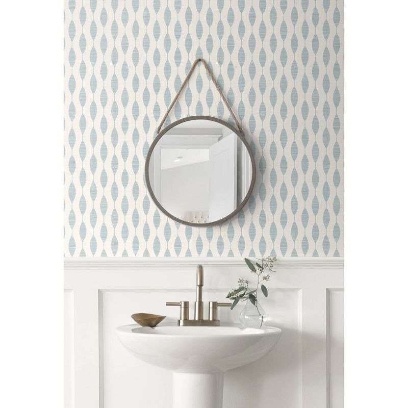 Stacy Garcia Home Ditto Geometric Peel and Stick Wallpaper Light Blue, 5 of 9