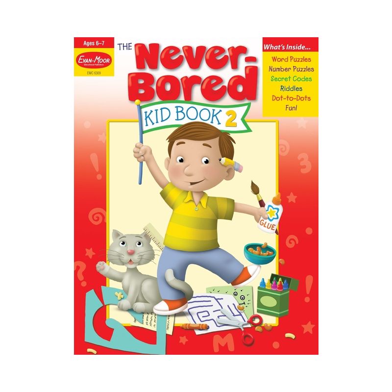 The Never-Bored Kid Book 2, Age 6 - 7 Workbook - by  Evan-Moor Educational Publishers (Paperback), 1 of 2