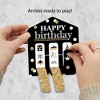 Big Dot of Happiness Adult Happy Birthday - Gold - Birthday Party Game Pickle Cards - Pull Tabs 3-in-a-Row - Set of 12 - 2 of 4