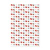 Eight Sheets Two-Sided "Hearts" & "LOVE Nautical Flags" Heavyweight Gift Wrap by Ramus & Co - 2 of 4