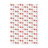 Eight Sheets Two-Sided "Hearts" & "LOVE Nautical Flags" Heavyweight Gift Wrap by Ramus & Co - image 2 of 4