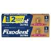 Fixodent Ultra Max Hold Dental Adhesive - Unflavored - 2.2oz/2pk - image 2 of 4