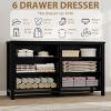 3/6/7-Drawer Dresser - Wide Wood Storage Chest for Bedroom, Nursery & Living Room - 3 of 4
