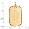 Black Bow Jewelry 14k Yellow Gold Indiana Hoosiers NCAA Pendant - 2 of 3