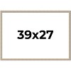PosterPalooza | 39x27 Thin Barnwood Picture Frame, UV Acrylic, 2 Finishes - Grey and Black - 2 of 4