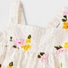 Baby Girls' Floral Printed Tank Top & Pants Set - Cat & Jack™ White - 3 of 4