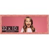 PosterPalooza | Panoramic Shabby Chic Pink Picture Frame - UV Acrylic, Foam Board Backing, Hanging Hardware - 2 of 4
