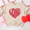 Simply Sage Market Women's Graphic Sweatshirt Love Heart - 3 of 4