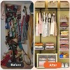 MaseiKar 6 Tier Closet Hanging Organizer, Clothes Hanging Shelves with 4 Hanging Hooks 5 S Hooks, Wire Storage Basket Bins, for Clothing Sweaters - 4 of 4